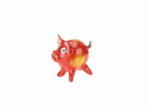 Pig Wood Bobblehead