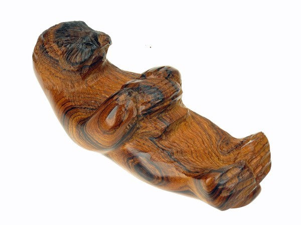 Otter carved from Ironwood