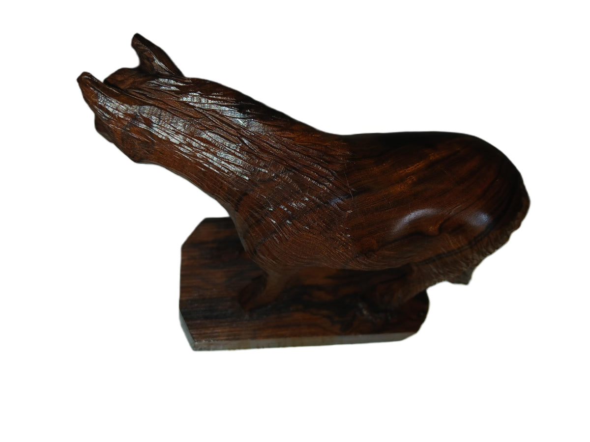 Horse carved from ironwood
