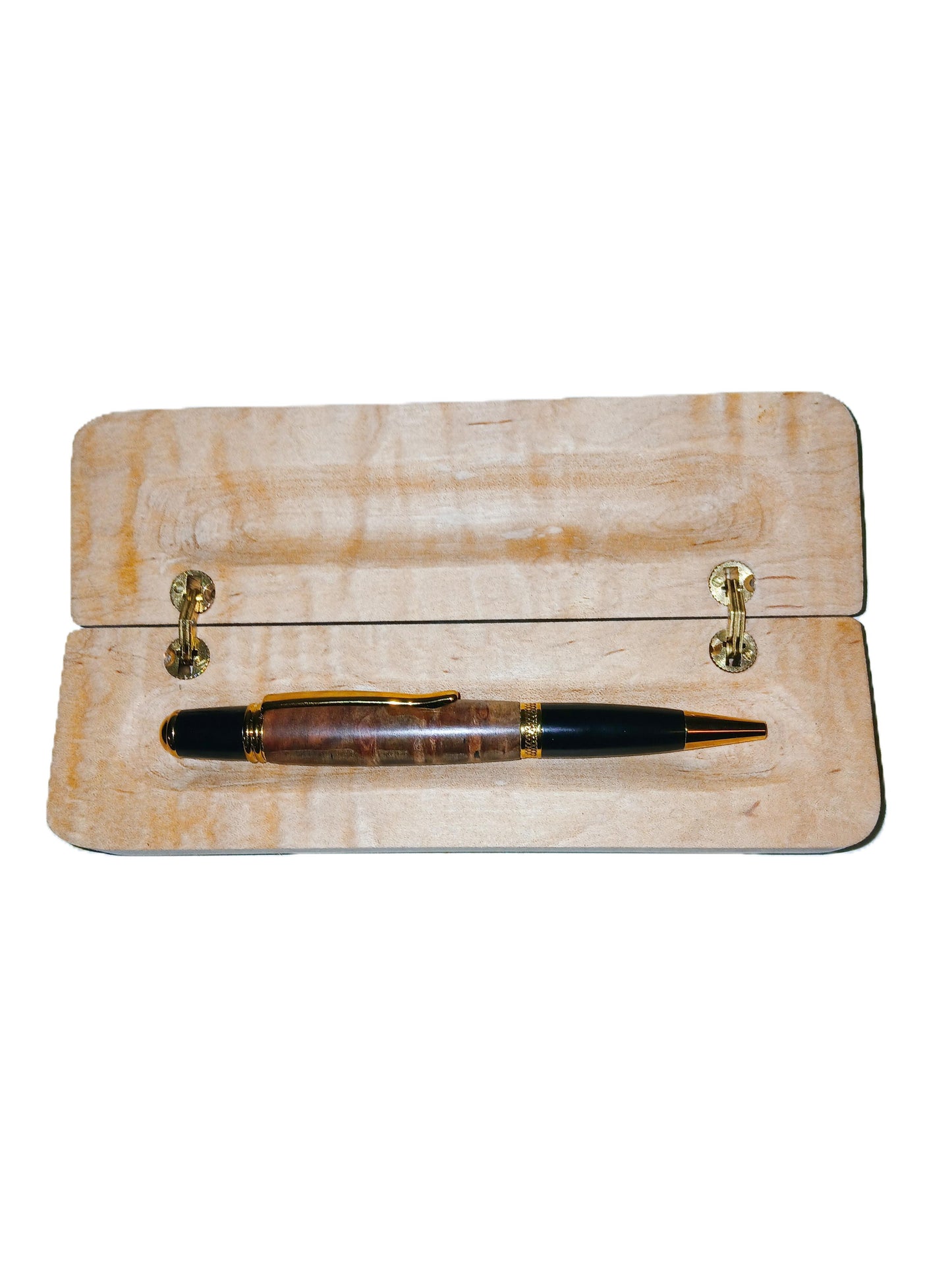 Redwood Burl Wood Pen and Case