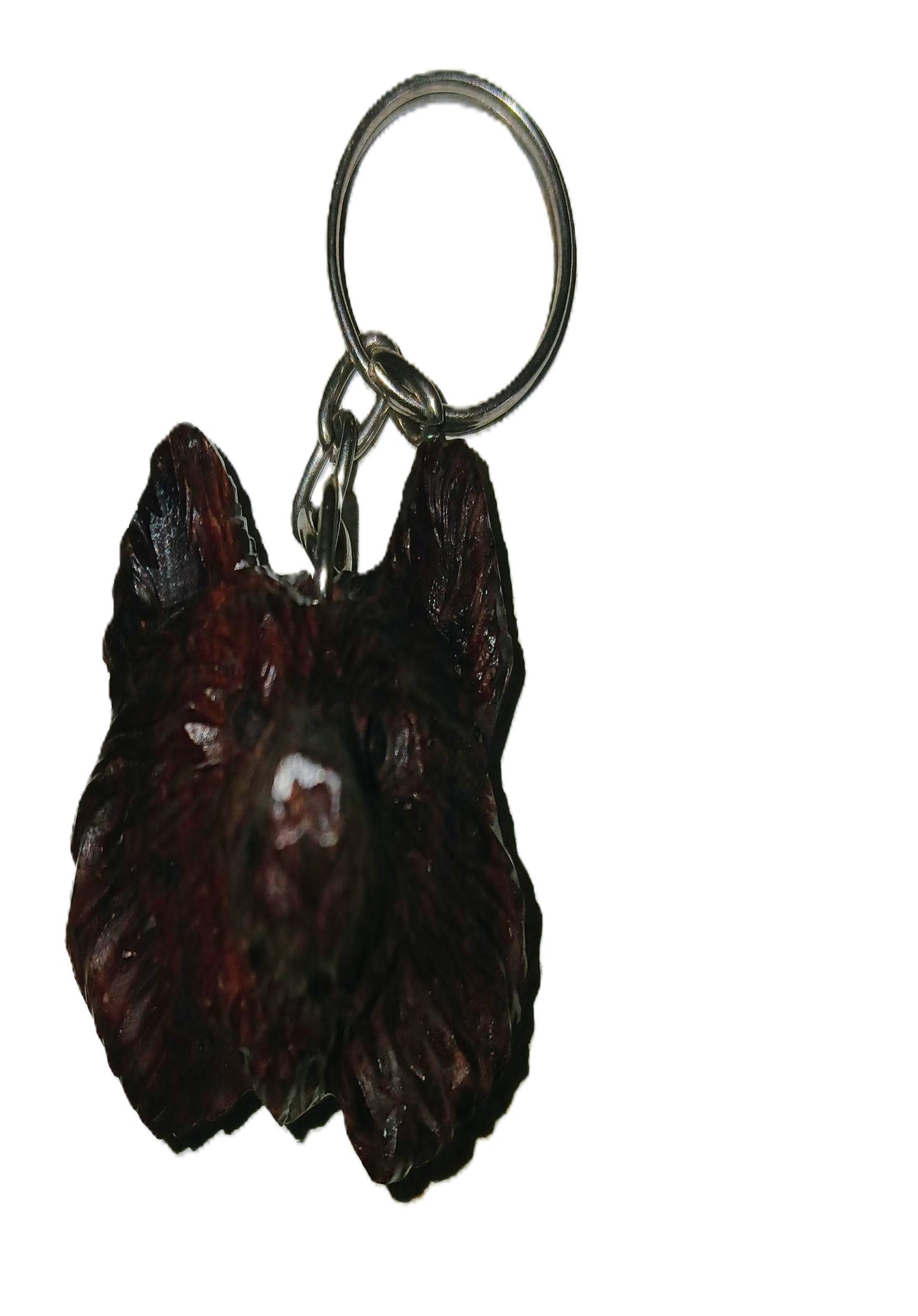 Wolf Head Keychain
