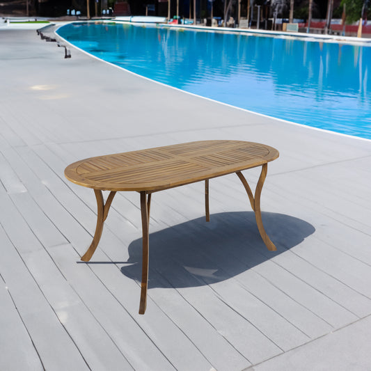 Acacia Wood 70" Dining Table