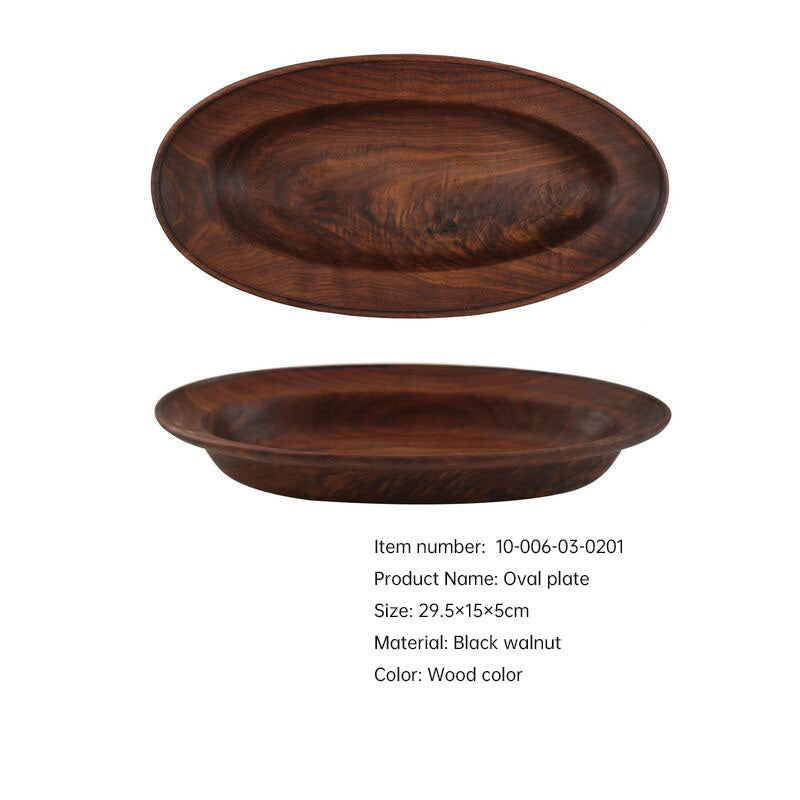 Minimalist Black Walnut Wooden Knife, Fork, Spoon Set, Wooden Chopping Board, Chopsticks, Spoon Storage, Tableware, Portable