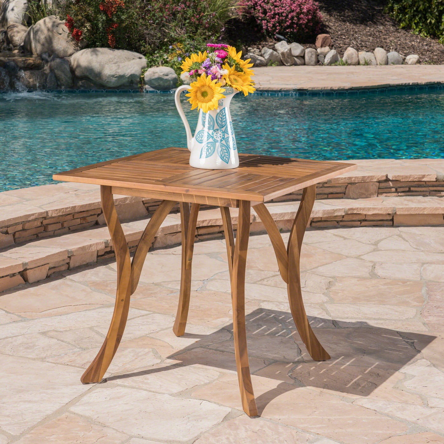 HERMOSA 31.5'' SQUARE WOOD TABLE
