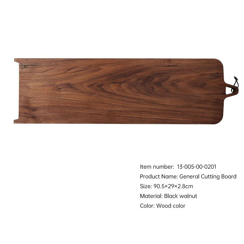 Minimalist Black Walnut Wooden Knife, Fork, Spoon Set, Wooden Chopping Board, Chopsticks, Spoon Storage, Tableware, Portable