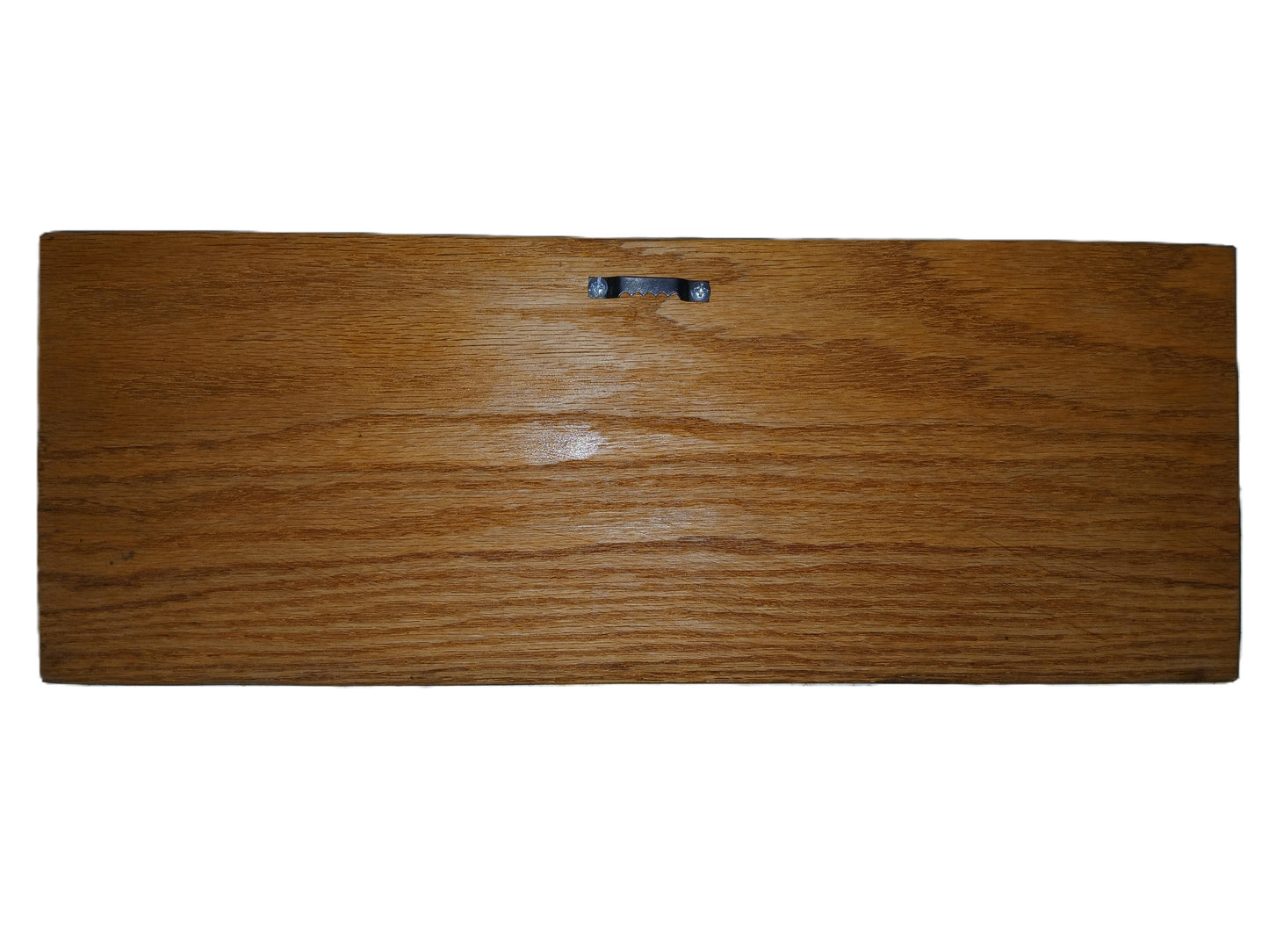 Creek Nature Scene burned into Oak