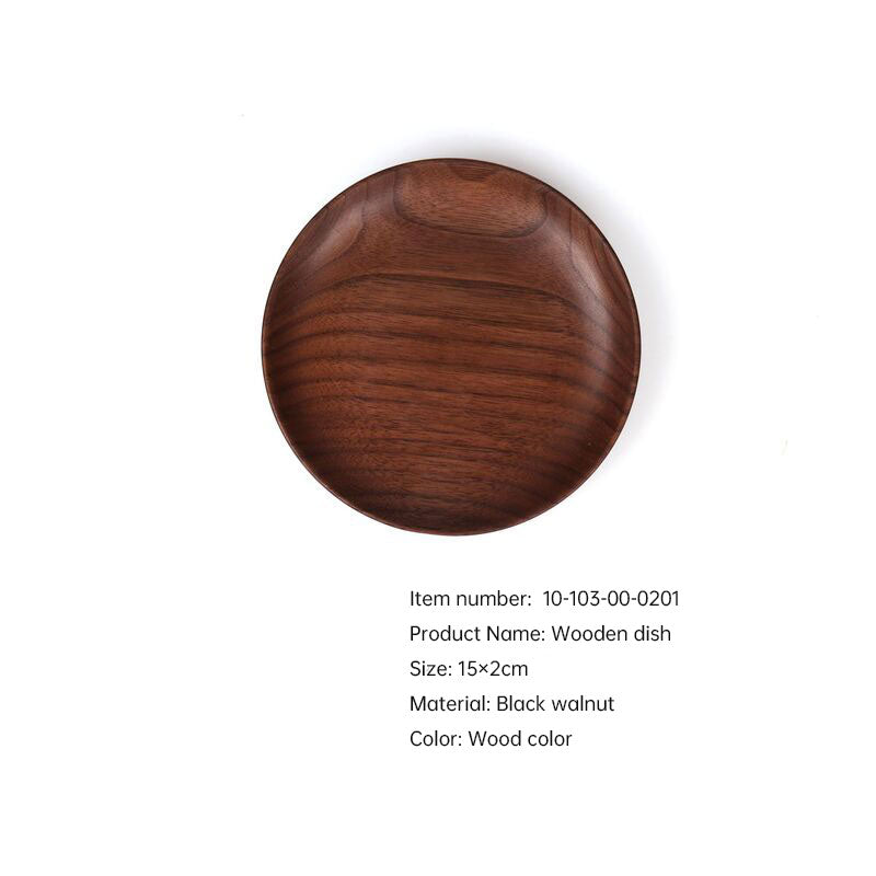 Minimalist Black Walnut Wooden Knife, Fork, Spoon Set, Wooden Chopping Board, Chopsticks, Spoon Storage, Tableware, Portable