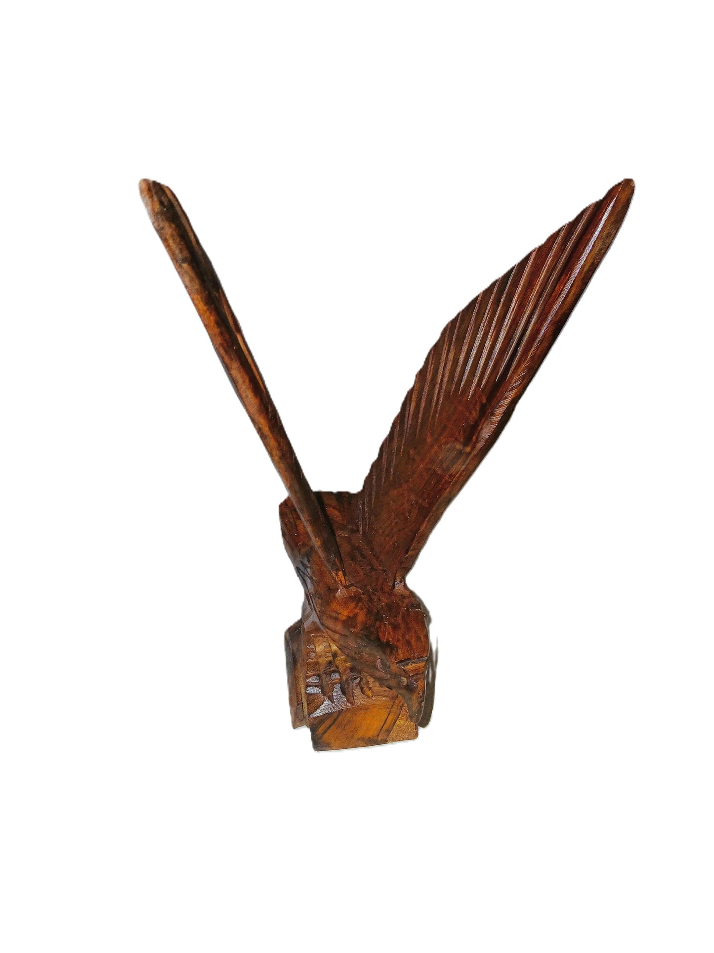 Eagle carved from Desert Ironwood