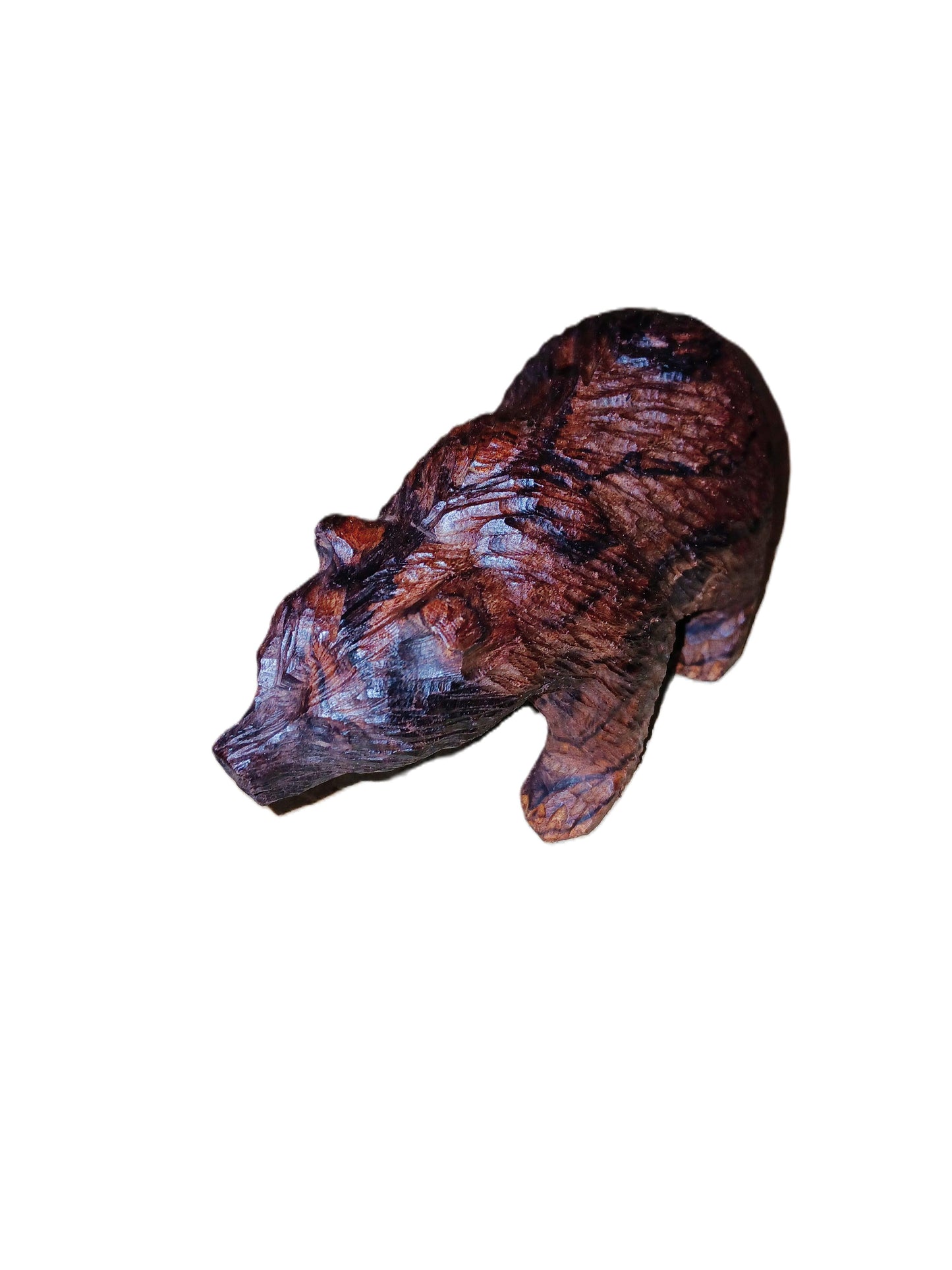 Bear carved from Desert Ironwood