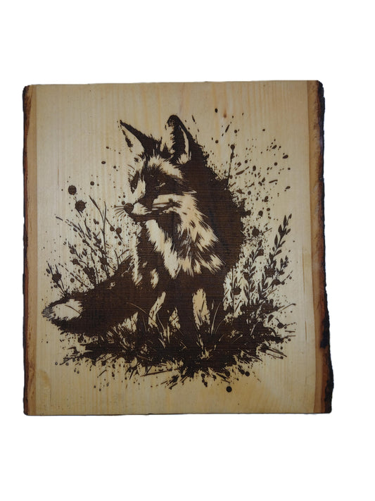 Fox Burned on Basswood