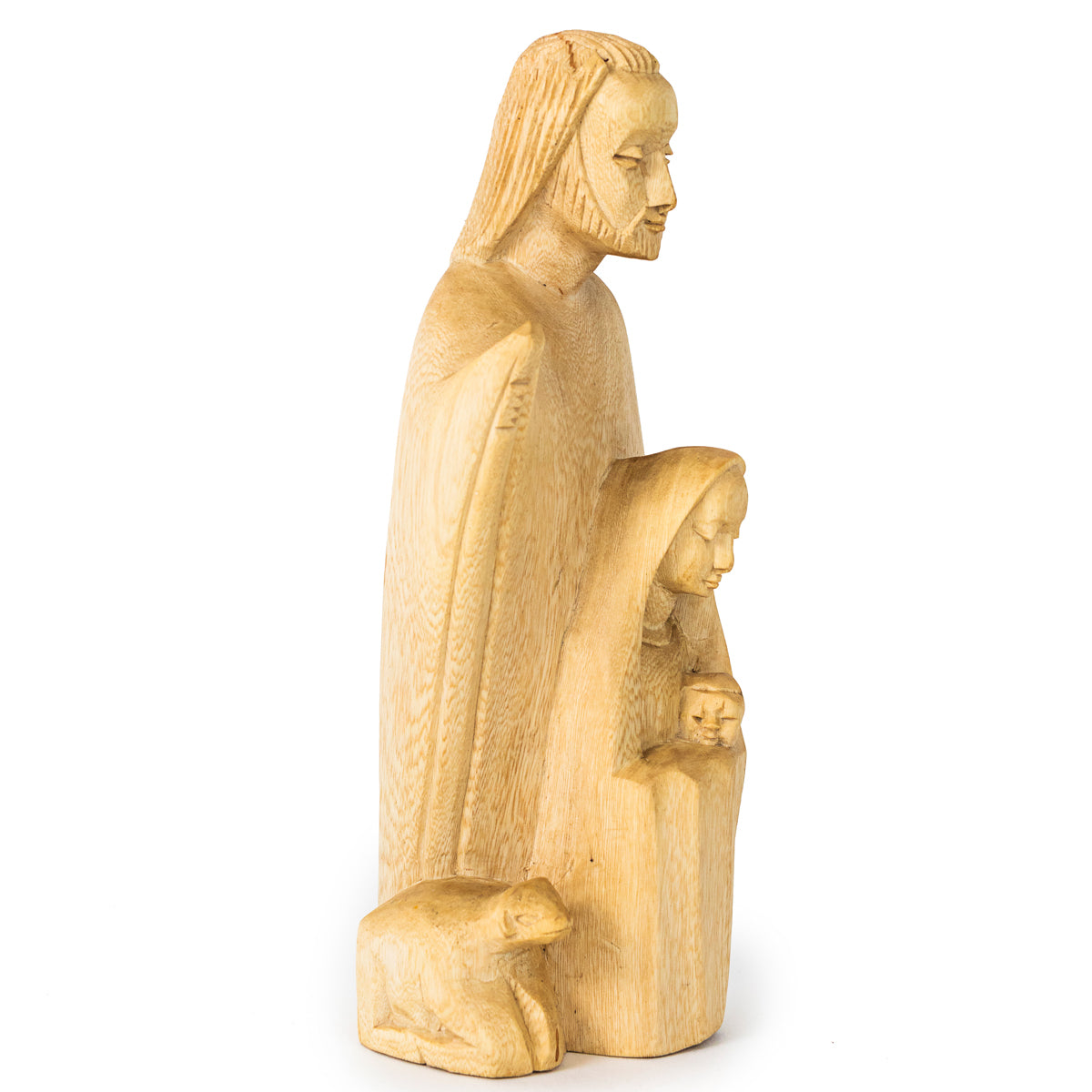 Hand Carved Holy Family