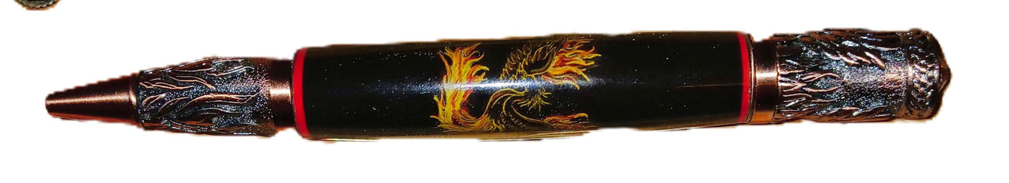 Pheonix Rising Pen and Case