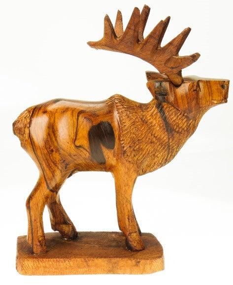 Elk carved from ironwood