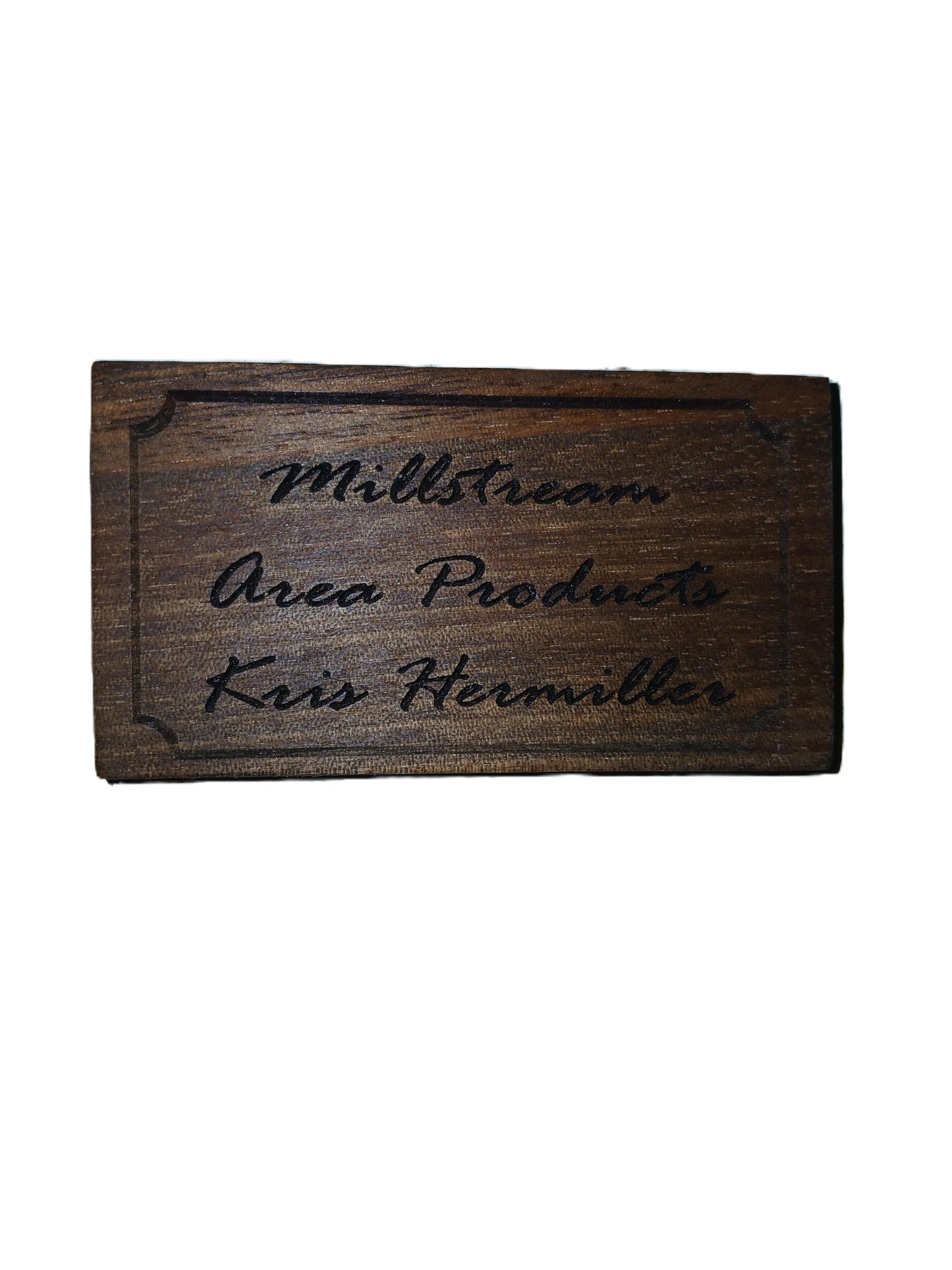 Wood Nametag