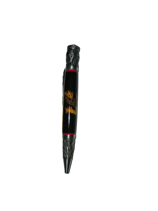 Phoenix Rising Ball Point Resin Pen
