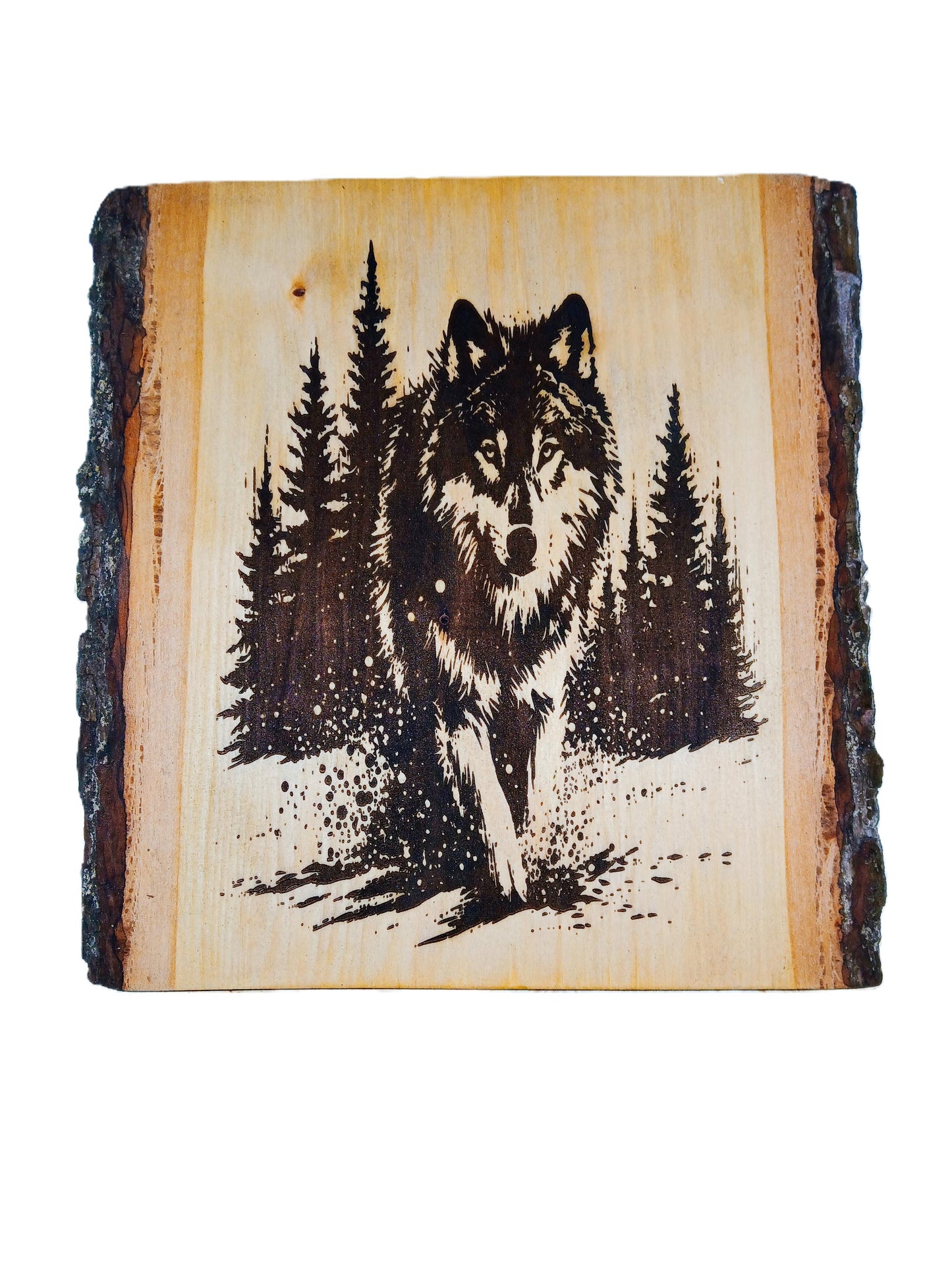 Wolf charging in Forest